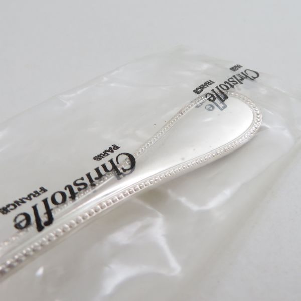 クリストフル スプーン ○ パール コンソメ スプーン 16.5cm シルバー