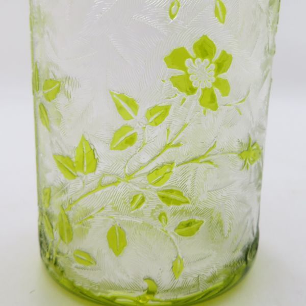 オールド バカラ 香水瓶 ○ エグランチエ パフューム ライトグリーン