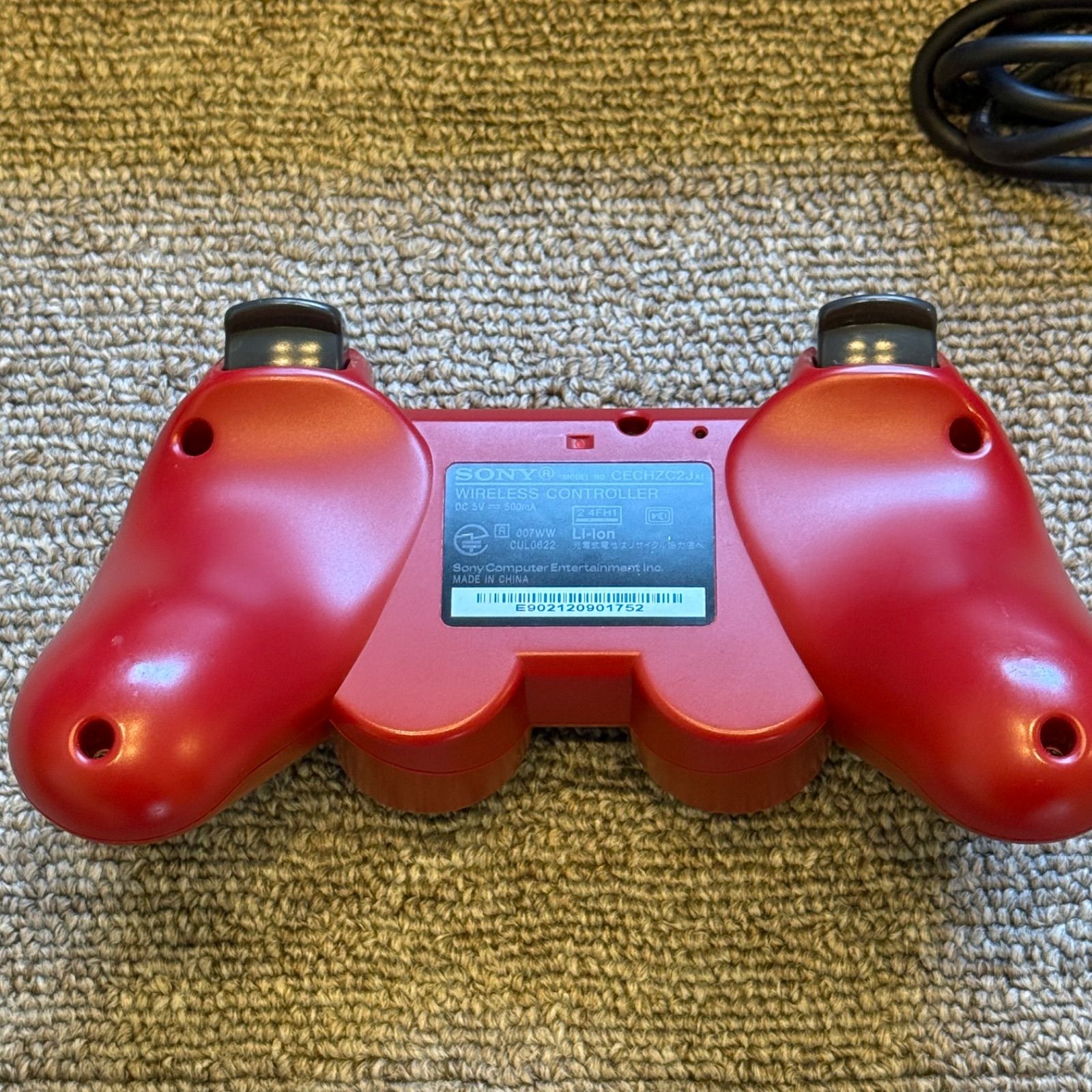 3-033 PS3 本体 CECH-4000B ガーネットレッド 付属品あり - メルカリ