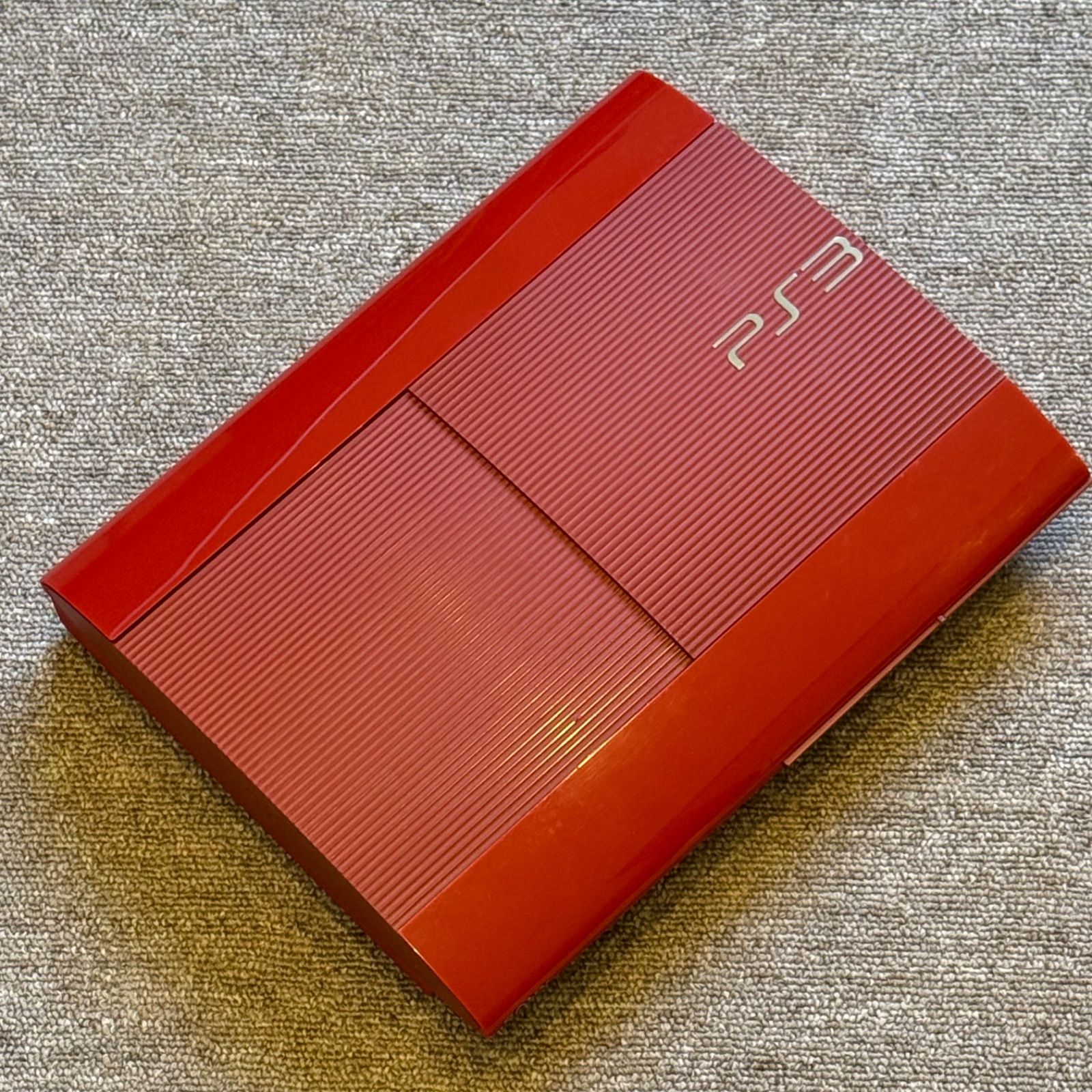 3-033 PS3 本体 CECH-4000B ガーネットレッド 付属品あり - メルカリ