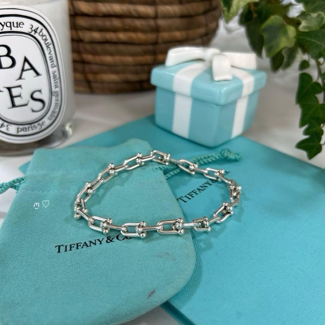 ティファニー ハードウェアスモールリンクブレスレット シルバー 19cm