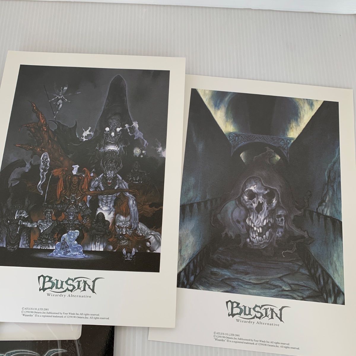 PS2 BUSIN Wizardry Alternative 特典 非売品 寺田克也 Art Frame