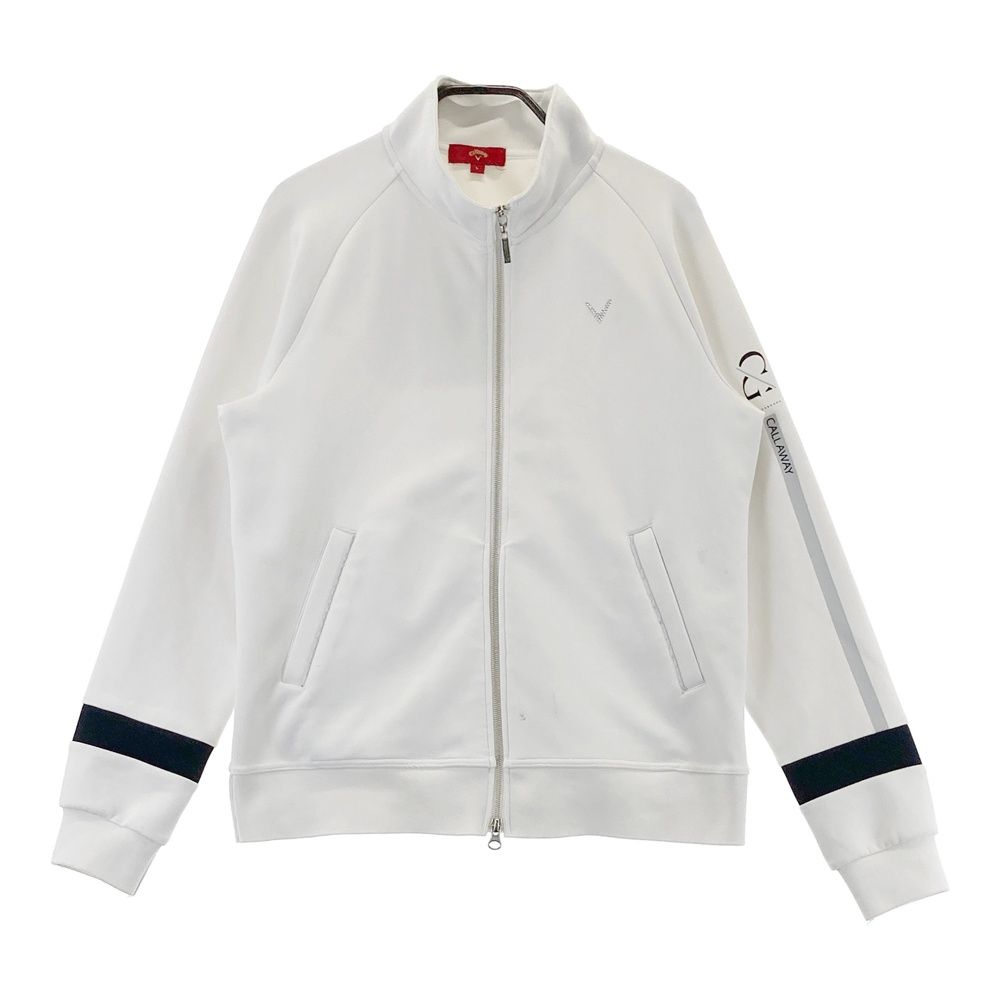 Size: L CALLAWAY Calloway Red Label Zip Jacket White [240101641737] Golf Wear Women's Stost