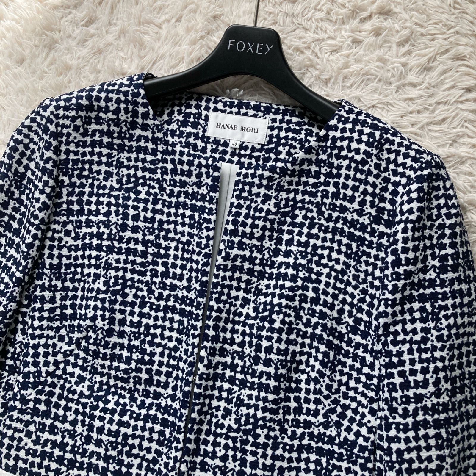 ハナエモリ HANAE MORI セットアップ ママスーツ フレアワンピース 