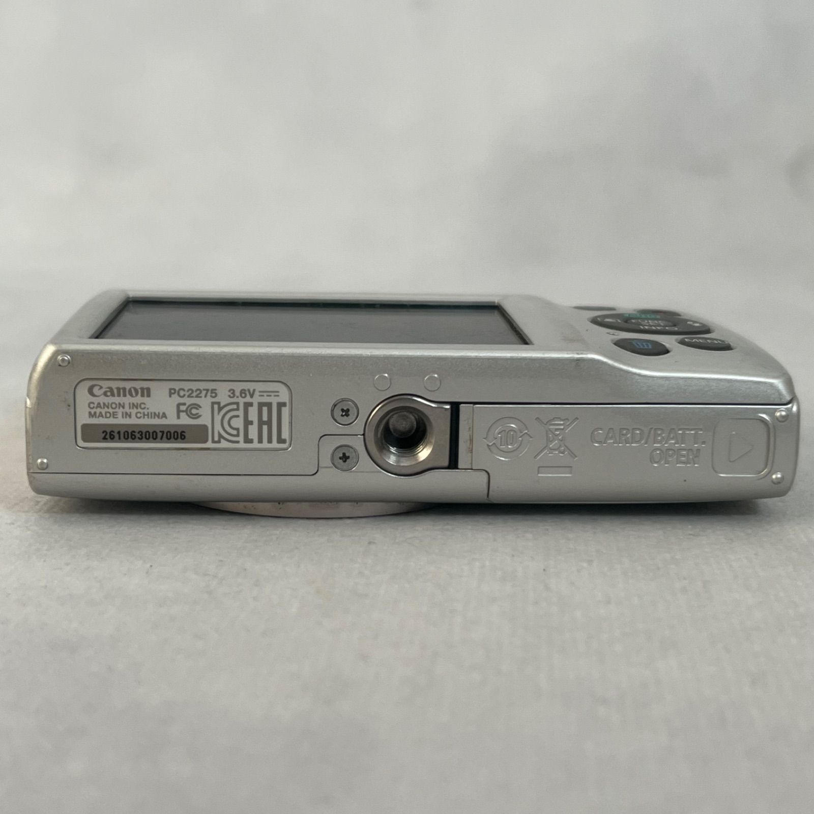 管2602-318】CANON キヤノン IXY 180 シルバー コンパクトデジタル 