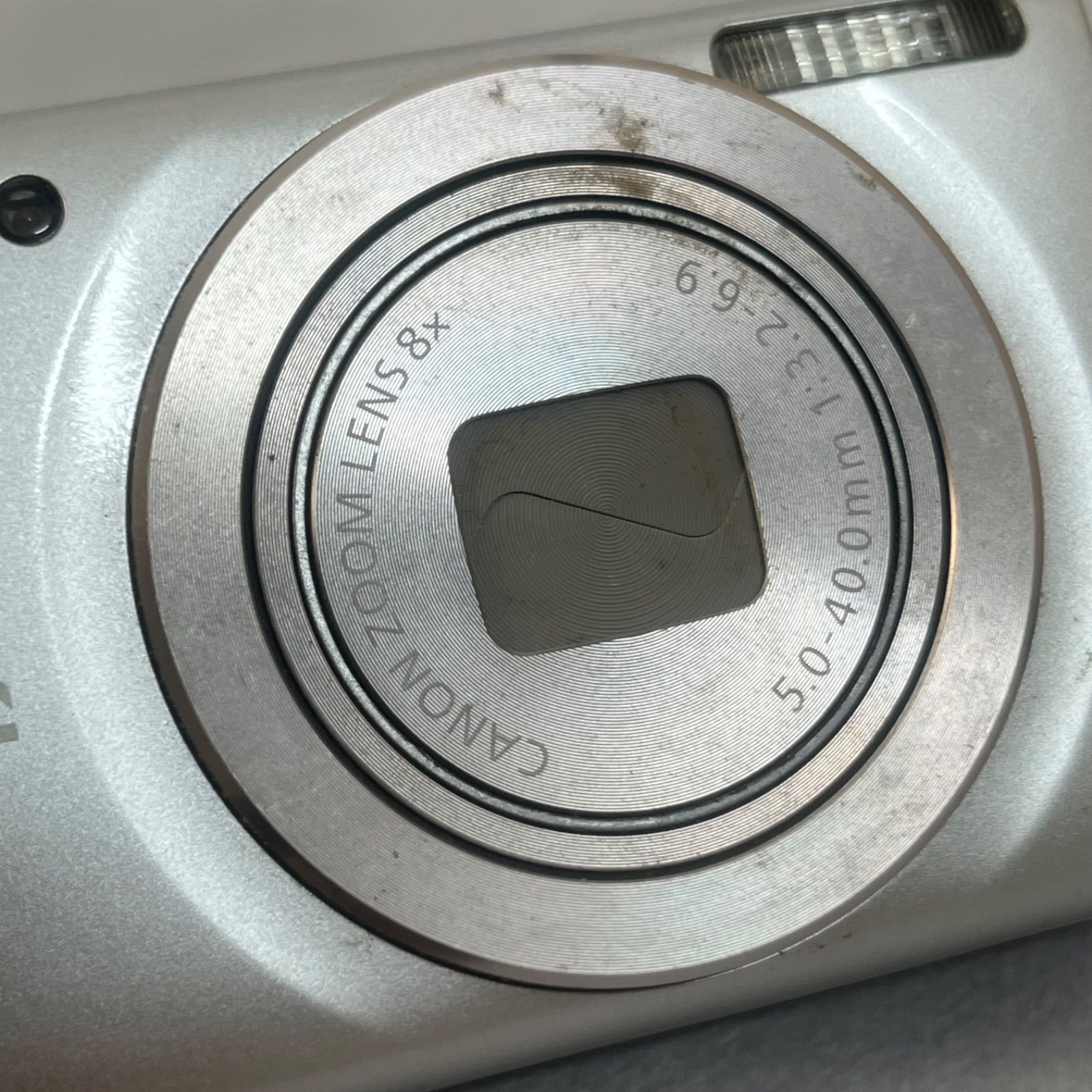 管2602-318】CANON キヤノン IXY 180 シルバー コンパクトデジタル 