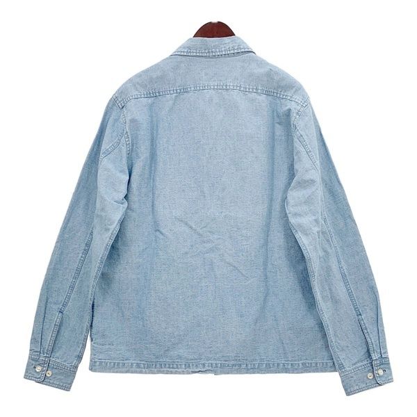 PABLO VINCI パブロヴィンチ Chambray zip shirt シャンブレー ジップ