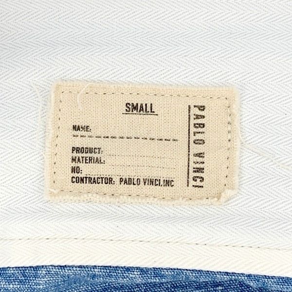 PABLO VINCI パブロヴィンチ Chambray zip shirt シャンブレー ジップ
