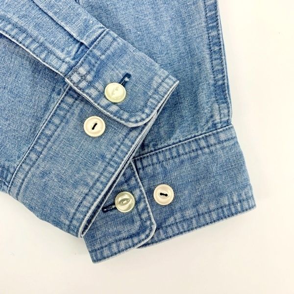 PABLO VINCI パブロヴィンチ Chambray zip shirt シャンブレー ジップ