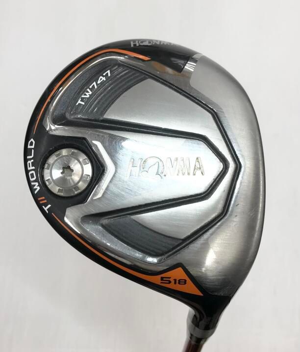 ホンマ ホンマゴルフ　TOUR WORLD TW747　18度　VIZARD FD-6　フェアウェイウッド　中古【最短即日発送】 ツアーワールド TW747 5W 18° VIZARD 50(SR) TW747 VIZARD