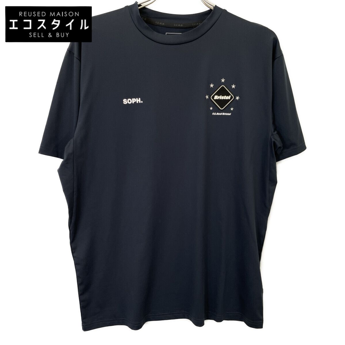 26SS新品L黒 F.C.REAL BRISTOL 黒 Tシャツ L Bristol長袖Tシャツ5-