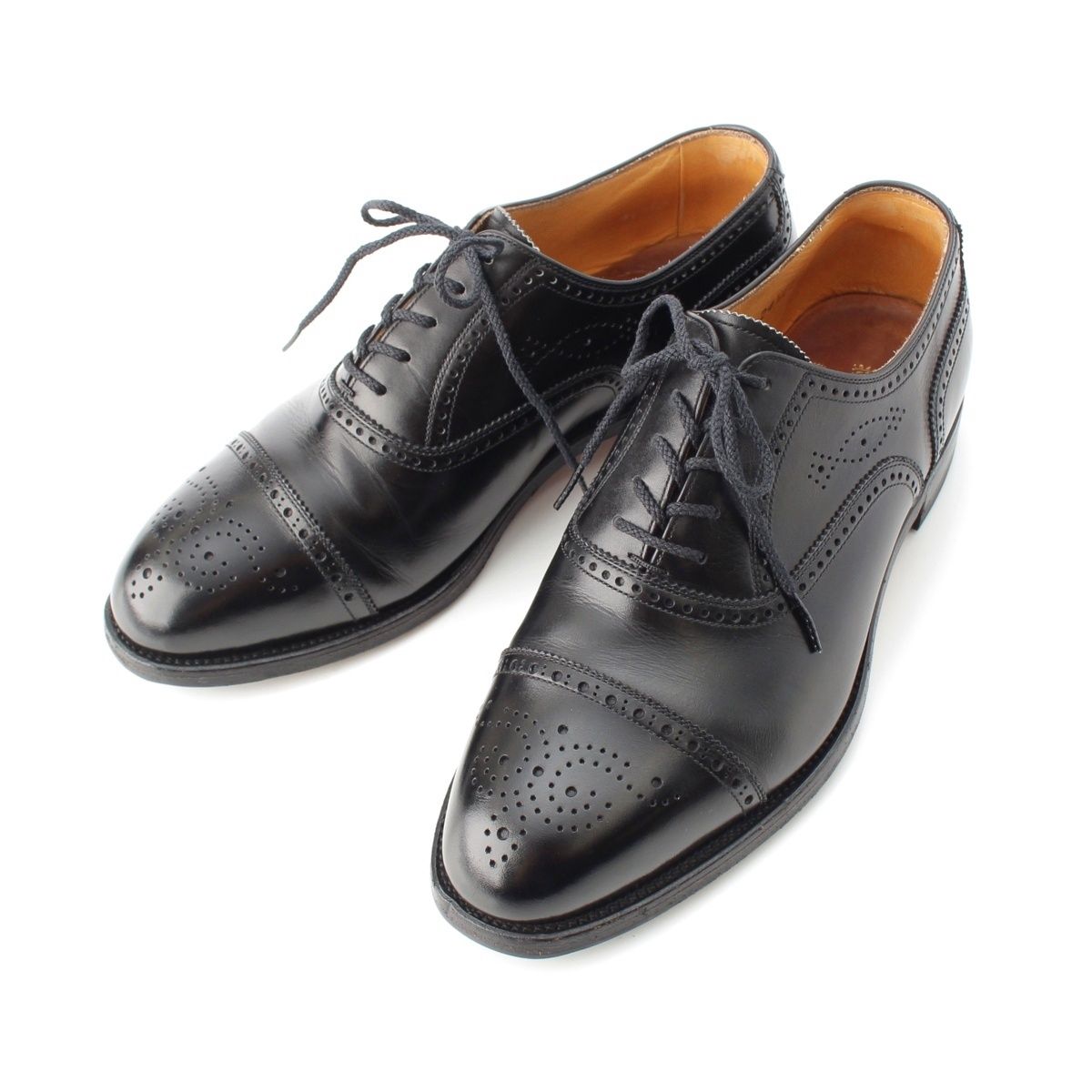 スコッチグレイン レザー メダリオン ドレスシューズ 2900 ブラック
