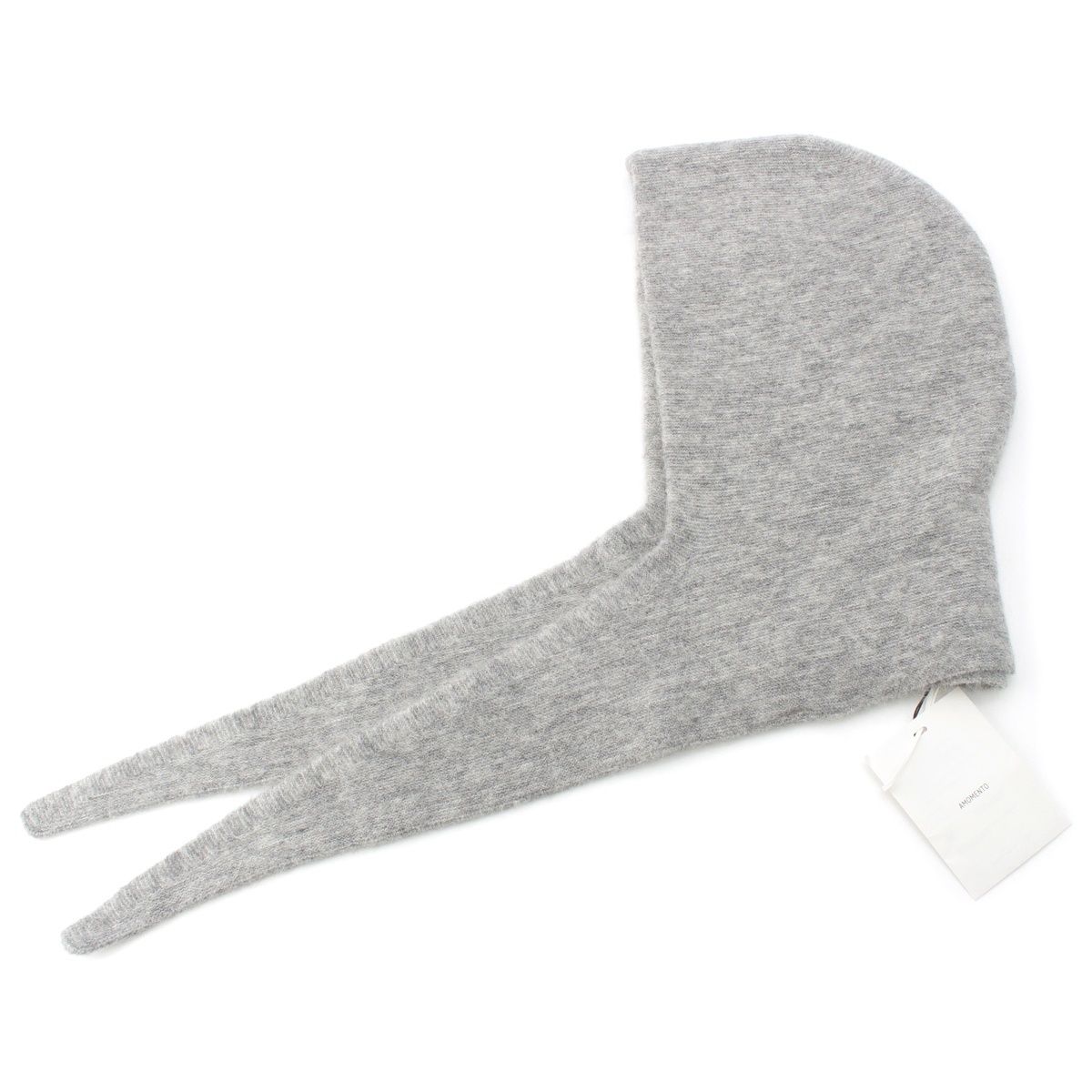 アモーメント AMOMENTO モヘヤ ウール ナイロン Hairy Balaclava Scarf