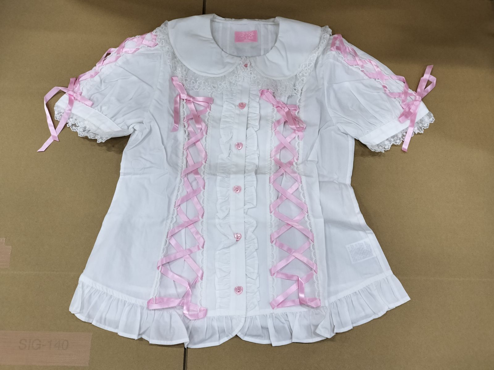 レディース angelic pretty レースアップブラウス H26030504