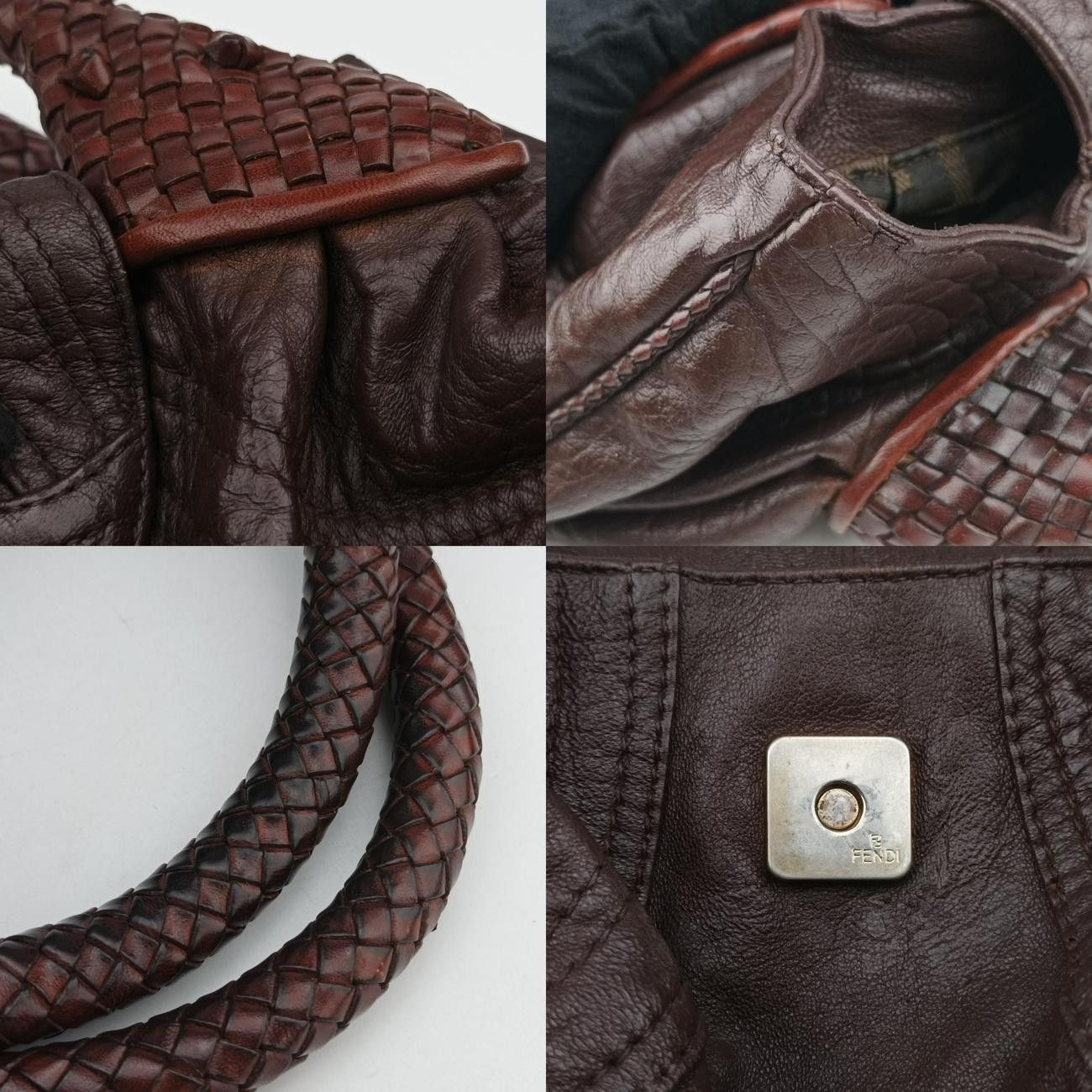フェンディFendiスパイバッグ ブラウン レザー 8BR589 2516-8BR589.RQ1 
