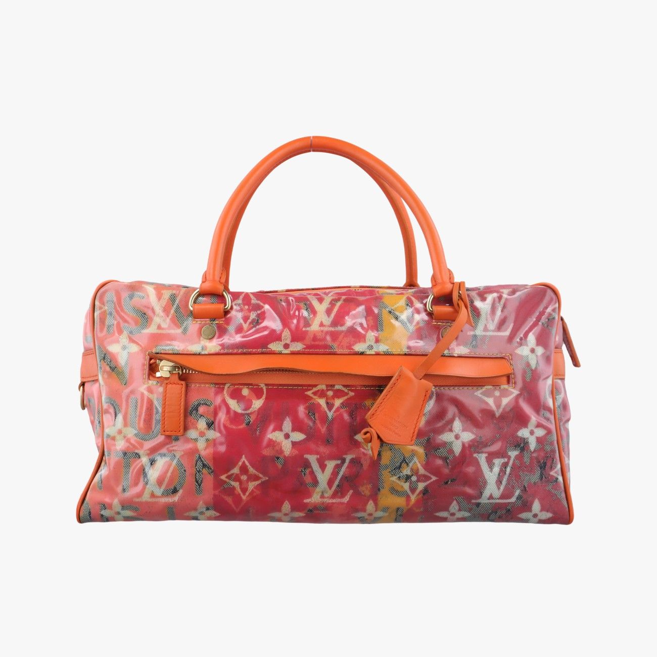 ルイヴィトンLouis VuittonウィークエンダーPM ローズ×マルチカラー