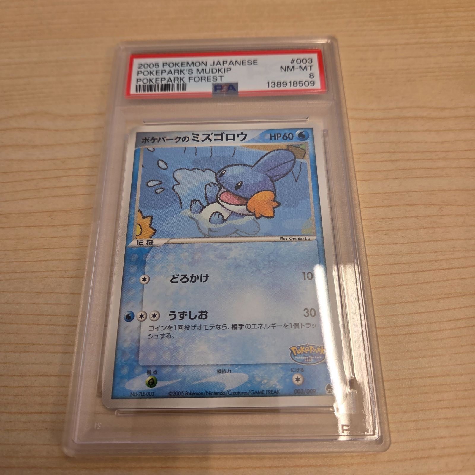 ポケパークのミズゴロウ PSA8 ポケパークプレミアムファイル - メルカリ
