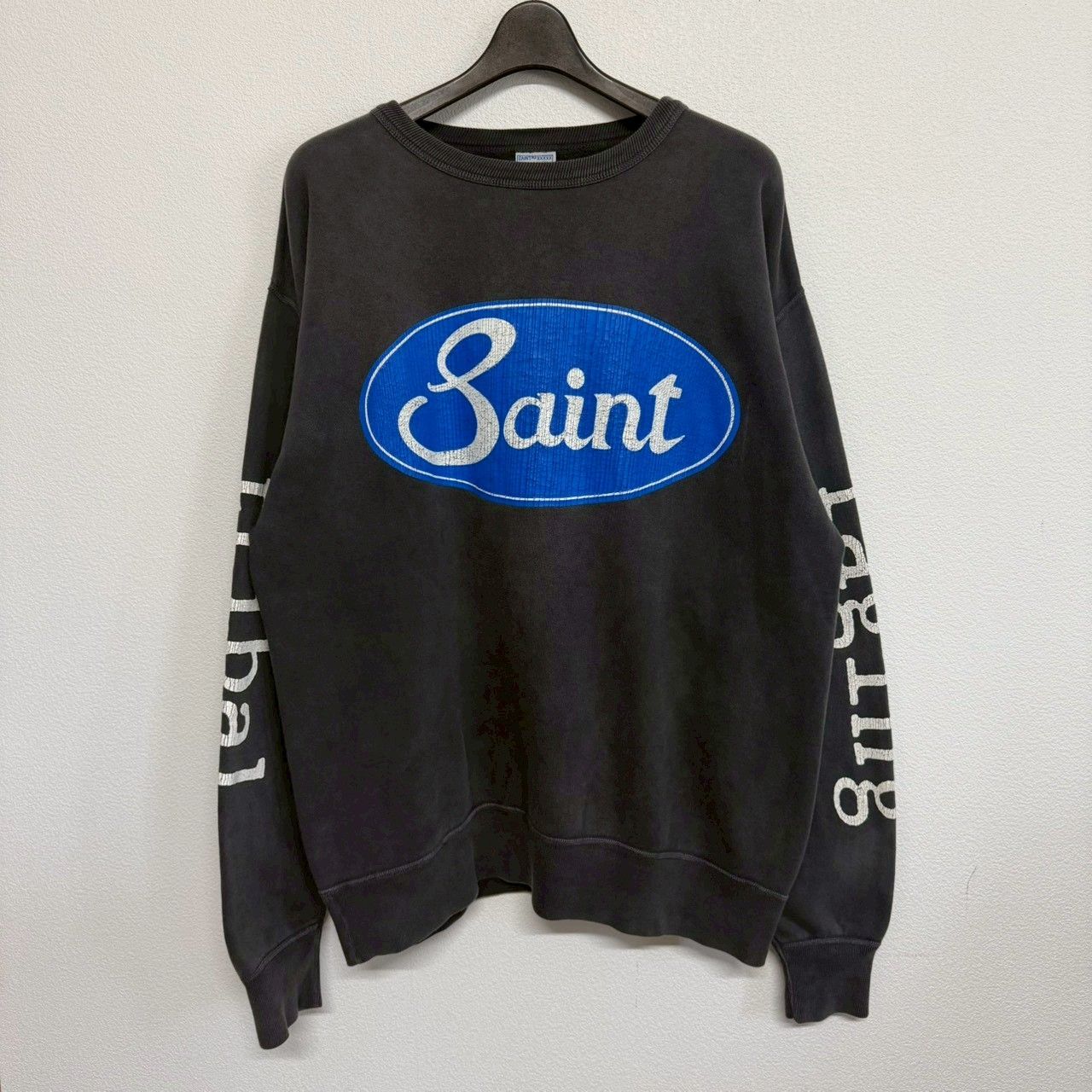 SAINT Mxxxxxx セントマイケル 黒 ブラック 長袖 Tシャツ ロンT 