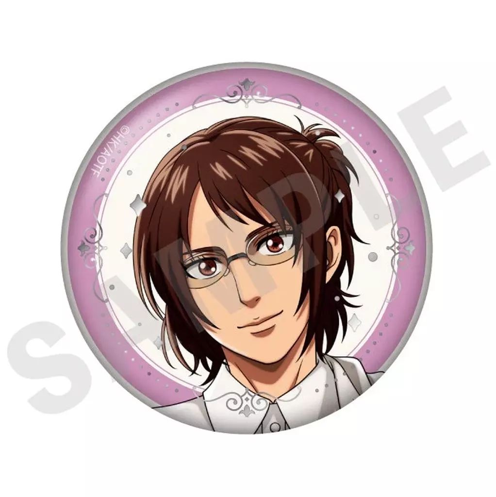 中古】バッジ・ビンズ ハンジ・ゾエ(アップ) 「進撃の巨人 ホワイト