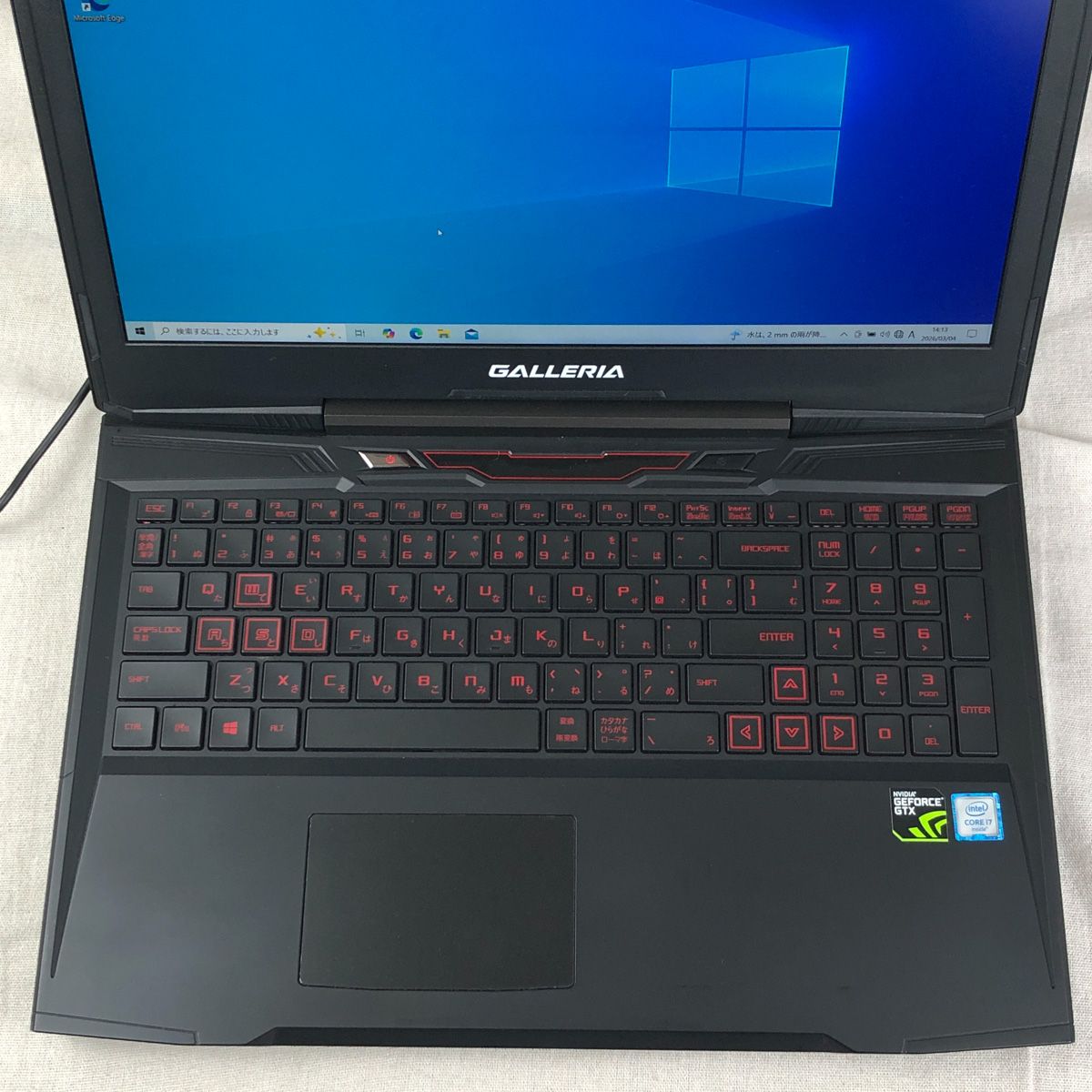 ジャンク品ゲーミングPC GALLERIA ガレリア QSF965HE【i7-6700HQ 