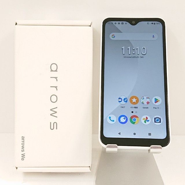 arrows We FCG01 au ホワイト 送料無料 本体 c17691 - メルカリ