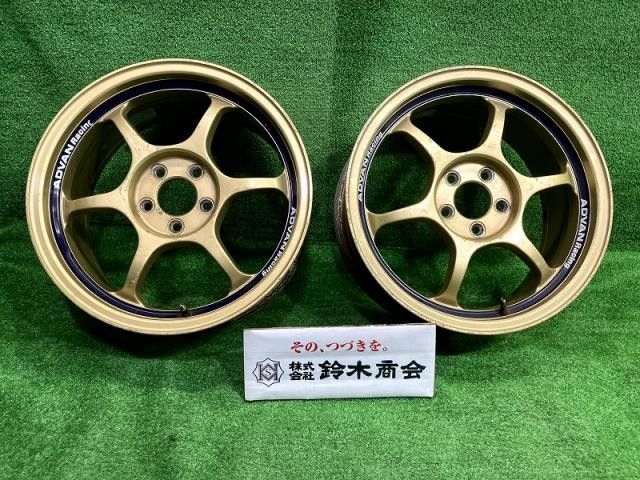 アドバン RG ホイール アルミ ゴールド 16インチ 7J 5穴 2本 100 +47 