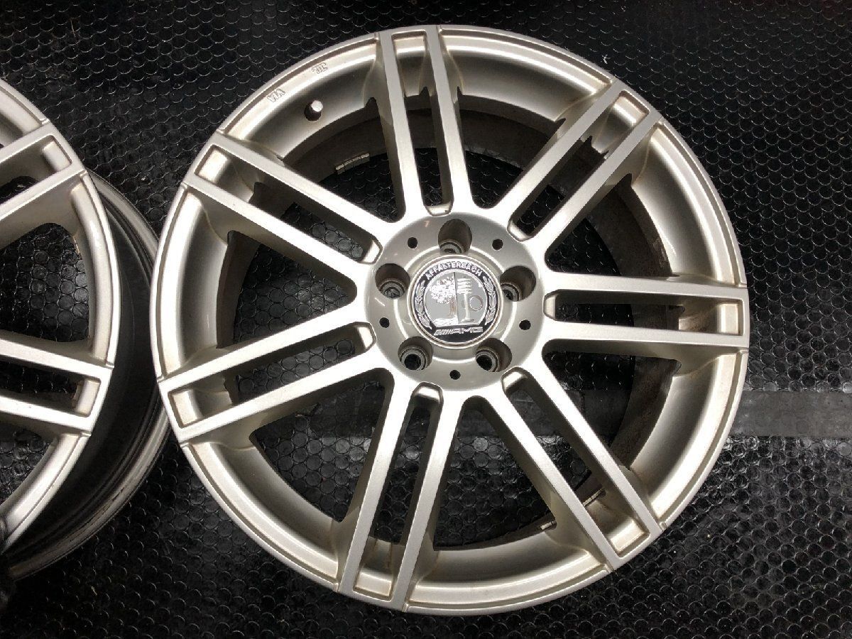 社外ホイール 18インチ 4本 7.5J5HPCD112+33 ベンツAMG純正キャップ 