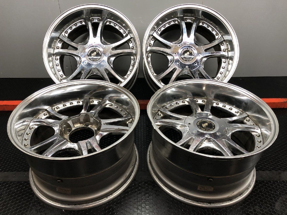 【希少】SSR LODIO DRIVE PURE SPIRITS ロデオドライブ 19インチ 4本 11J5HPCD150-5 深リム ランクル100 シグナス等　(SHC025) 希少】SSR LODIO DRIVE PURE SPIRITS ロデオドライブ 19インチ 4本