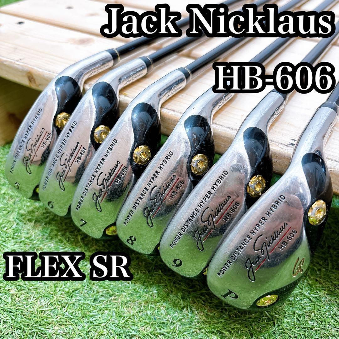 名器！ジャック・ニクラウス　メンズアイアンセット　右利き　FLEX SR 6本