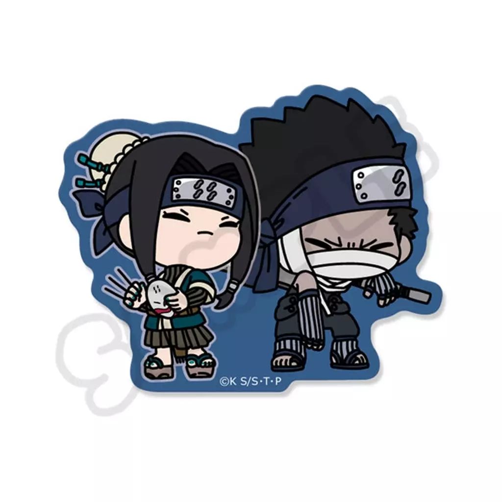 中古】シール・ステッカー MK.桃地再不斬＆白 クリアステッカー