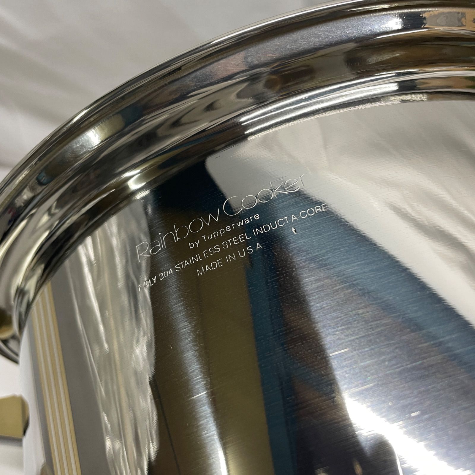 ◇ Tupperware レインボークッカー 寸胴鍋 26cm 7.3L【長期保管品/開封