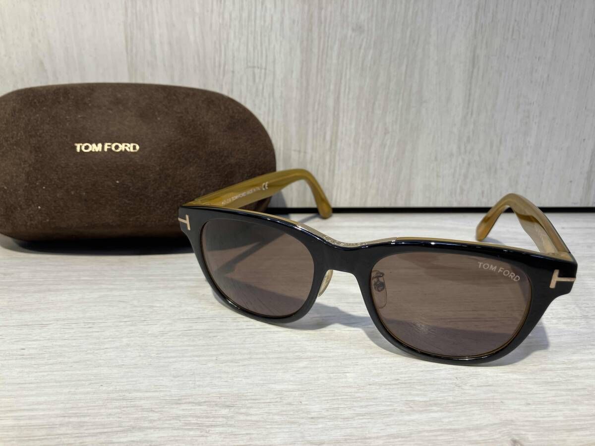 TOMFORD サングラス TF9257 01J54◻︎19 140ウェリントン型 ケース付き 