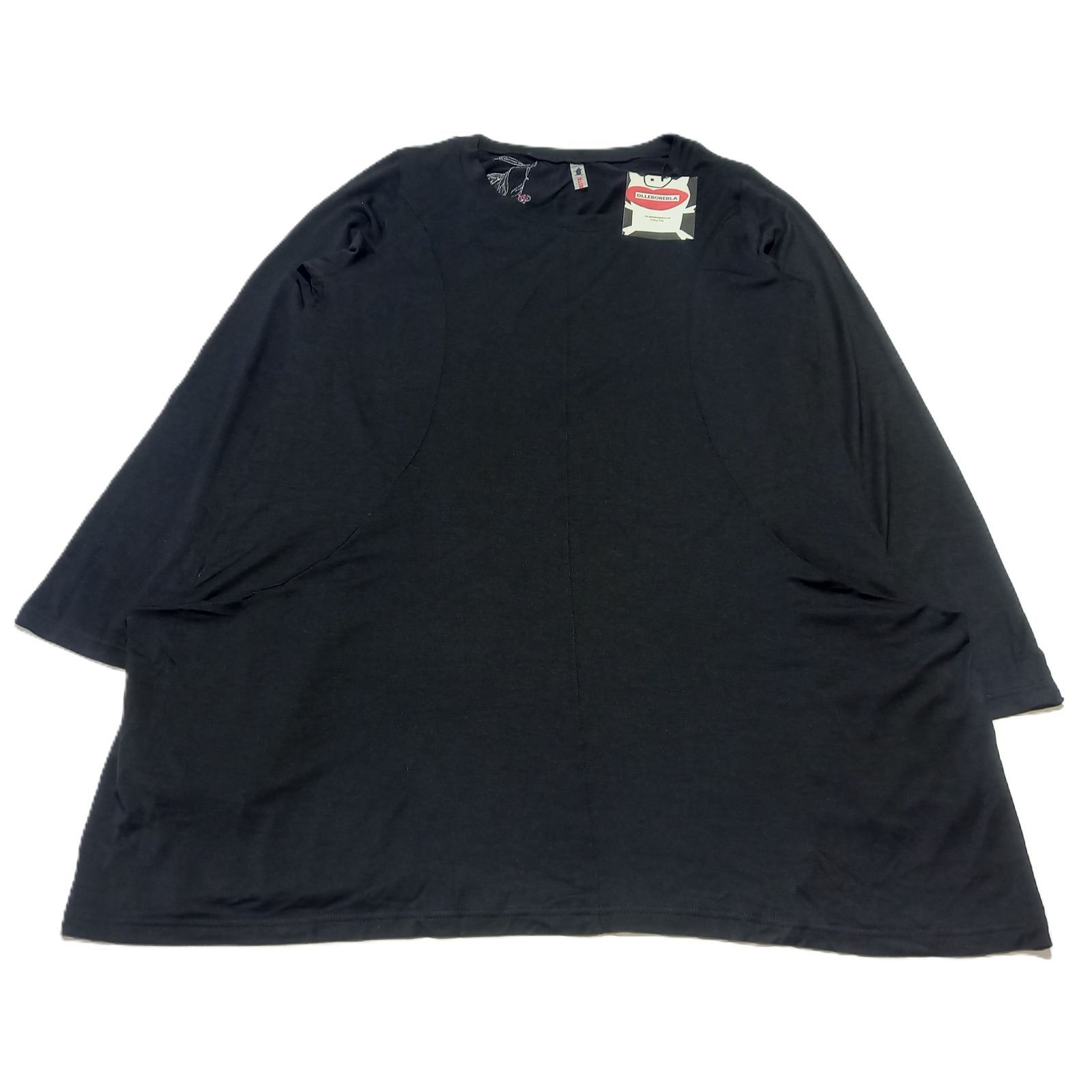 アルベロベロ オレボレブラ ぶたさん 刺繍 長袖ワンピース チュニック