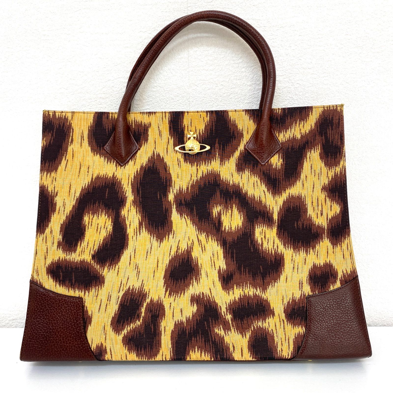 ✨美品✨ヴィヴィアン・ウエストウッド トートバッグ レオパード柄