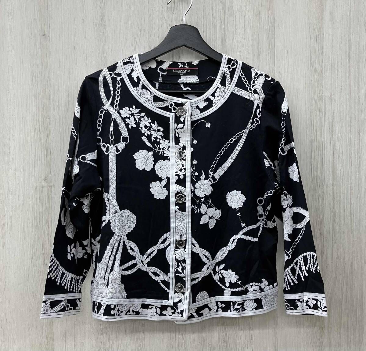 LEONARD/レオナール/長袖カーディガン・アンサンブル/0399110/花柄