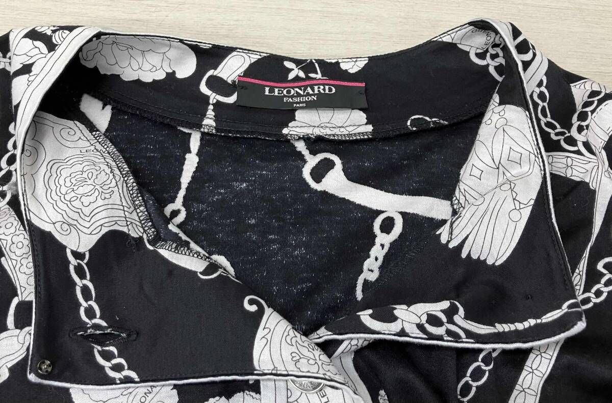 LEONARD/レオナール/長袖カーディガン・アンサンブル/0399110/花柄