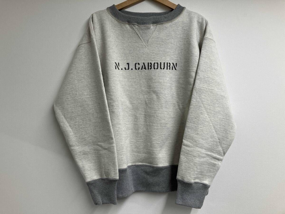 NIGEL CABOURN 25AW 50s CREW NECK 20.5oz LETTERED 80510020043 