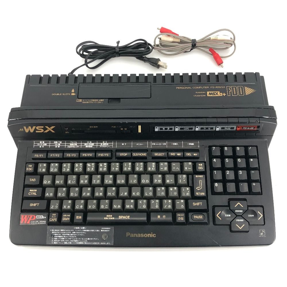 05w18892 【Panasonic】MSX2+ 本体 FS-A1WSX ＊動作確認済み＊ ゲーム