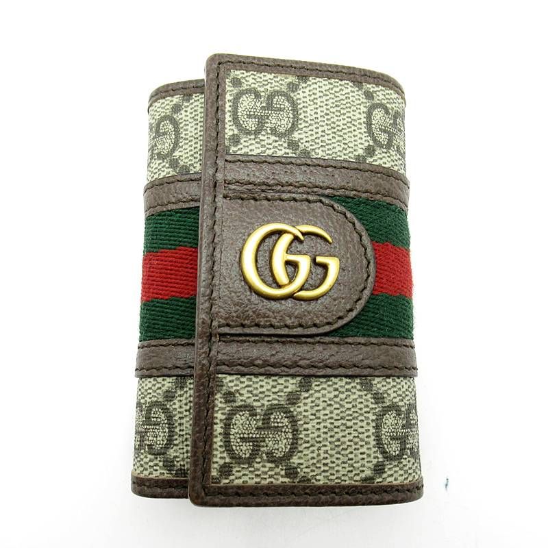 グッチ オフィディア GGキーケース 603732 PVC レディース ベージュ