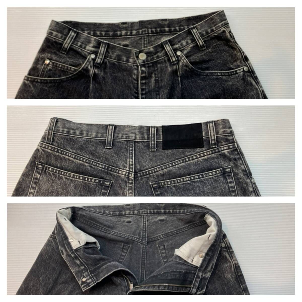 ☆ stein シュタイン ST781 ジーンズ CHEMICAL BLEACHED DENIM JEANS 