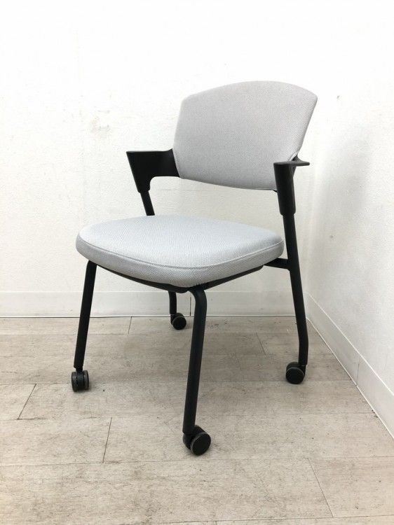【アウトレット品】コクヨ プロッティシリーズ ミーティングチェア K17-B22CW グレー