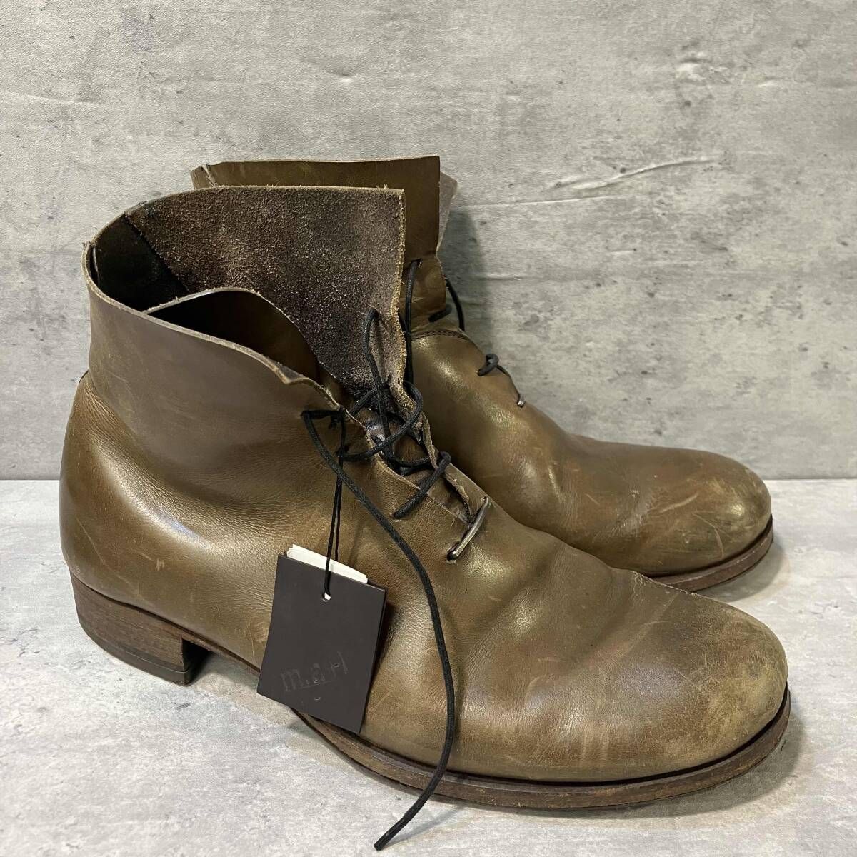 OneMall provides Mercari products: MA+ ブーツ STAPLE BOOTS レザー 