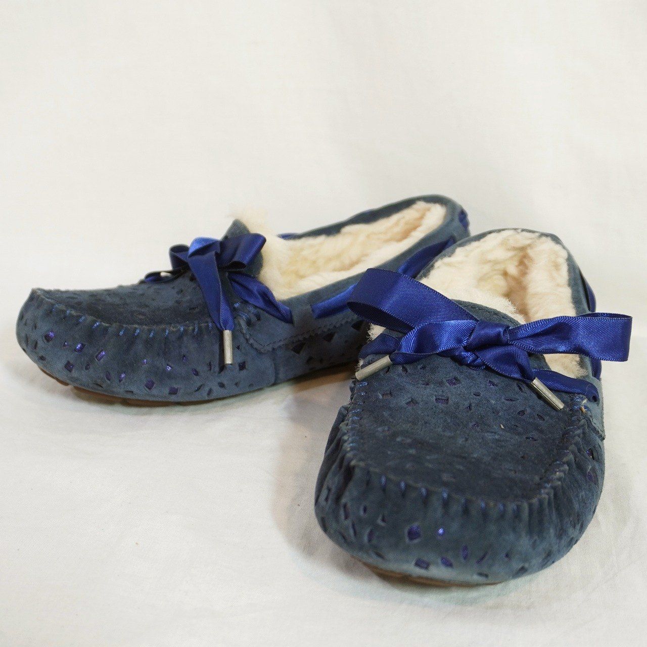 UGG 22cm ムートン モカシン ファー スエード シューズ スリッポン スニーカー アグ 1011228 J12-48 - メルカリ