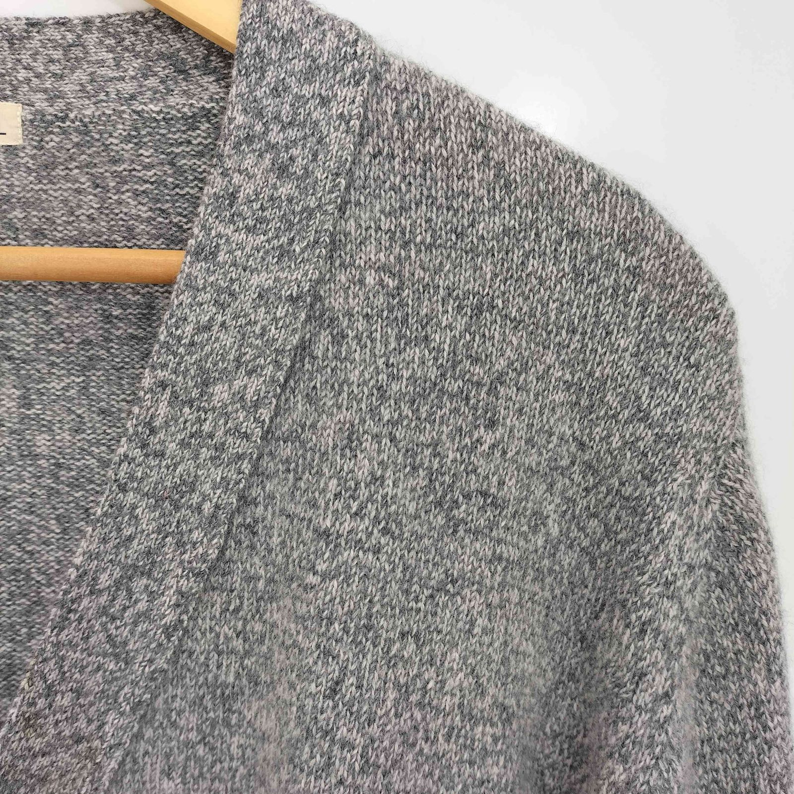 マーロ malo イタリア製 霜降り カシミヤ100 カーディガン メンズ 50