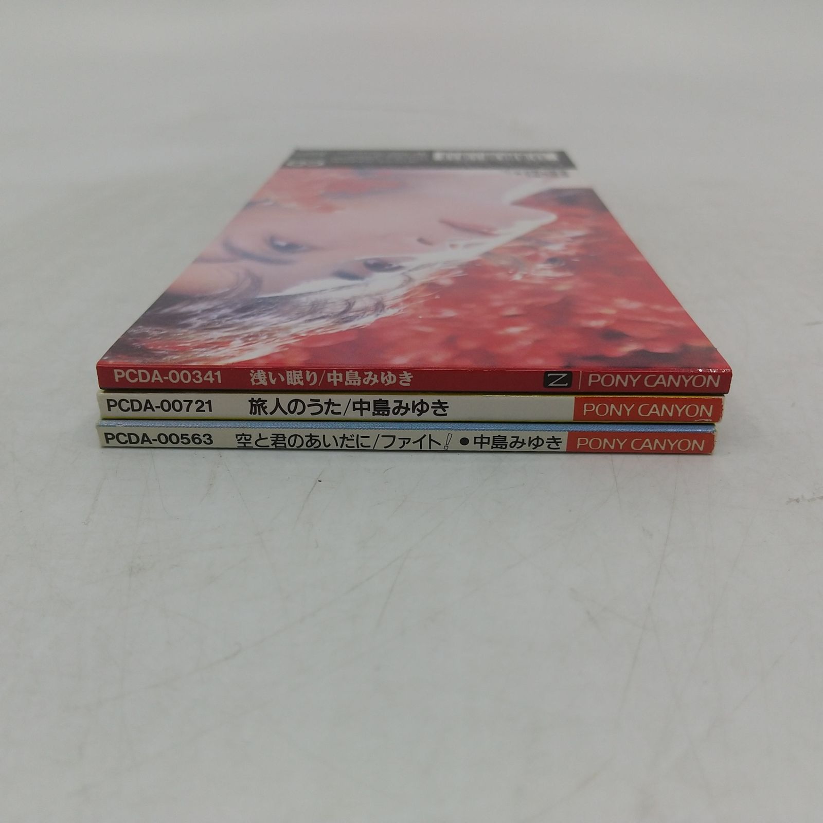 まとめ売り】中島みゆき 短冊CD 3枚まとめ売り 紙ジャケット 8cmCD
