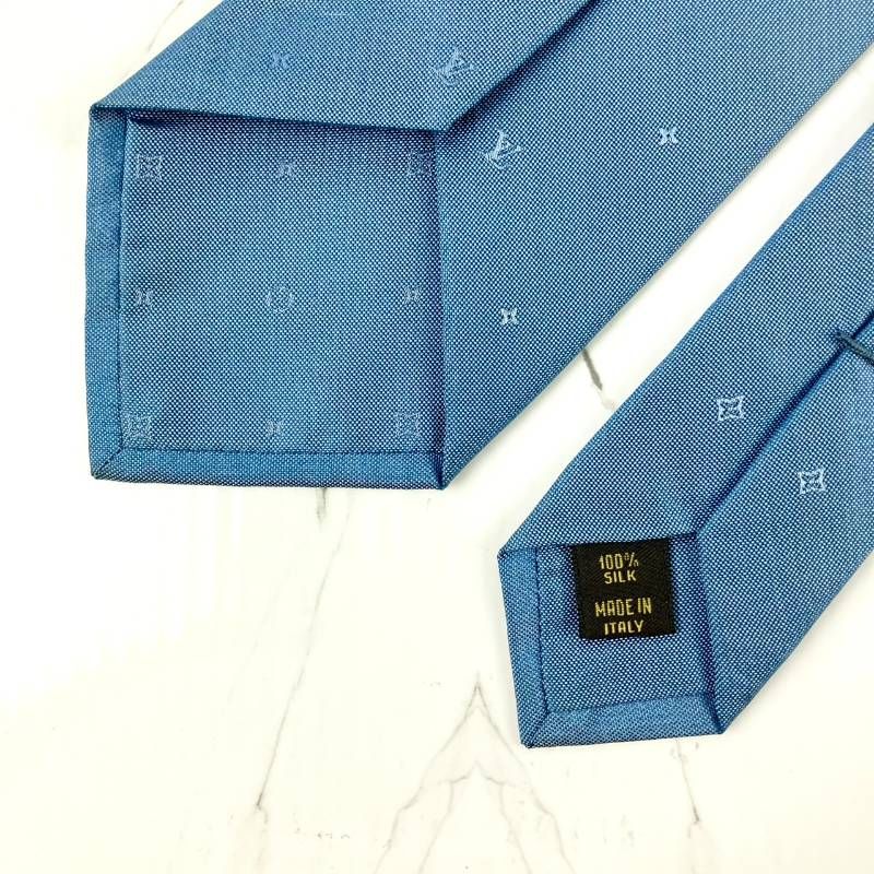 美品 LOUIS VUITTON ルイヴィトン ネクタイ モノグラム ロゴ ソリッド