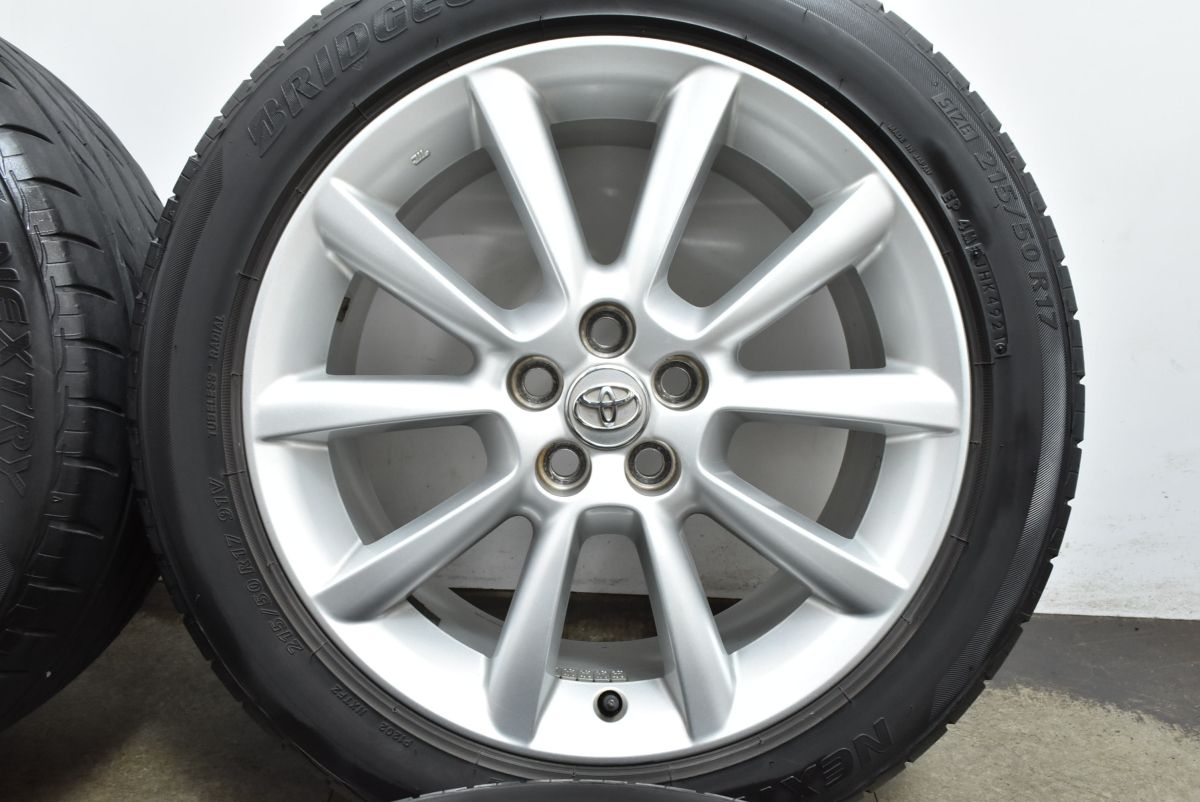 ホイールのみ可能】トヨタ 20系 ウィッシュ 純正 17in 7J +45 PCD100