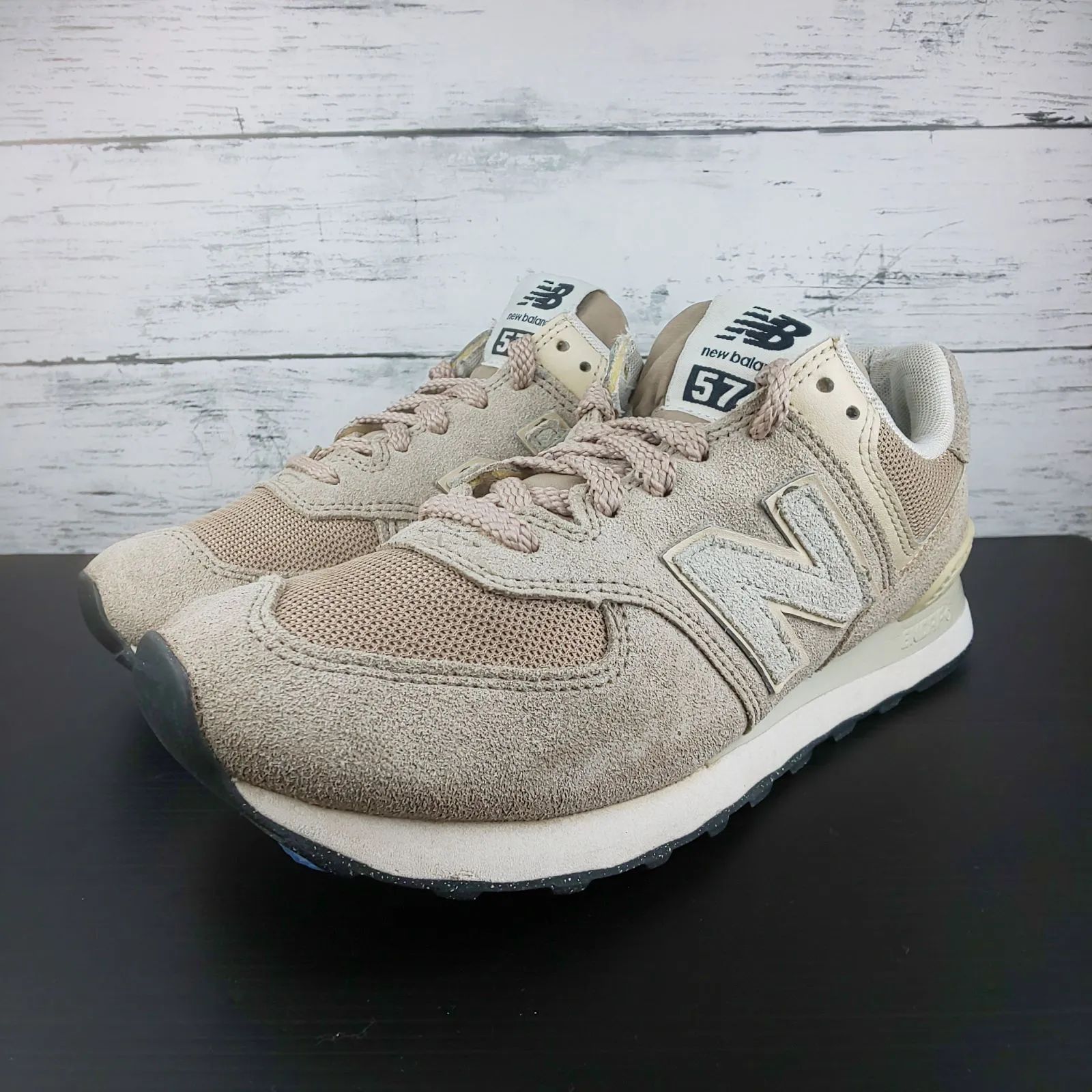 new balance U574 ニューバランス ユー574 ベージュ 24cm レディース 