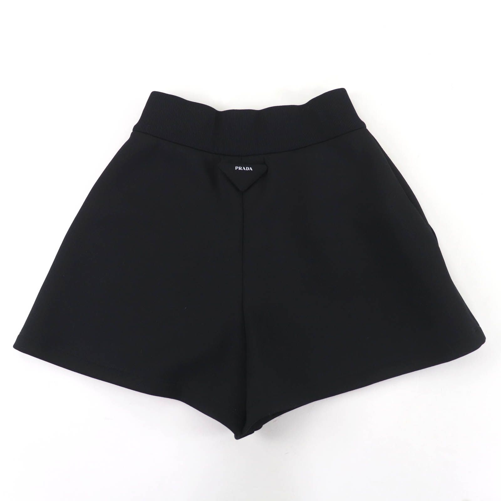 極美品☆PRADA プラダ 2022年製 132383 コットン トライアングルロゴ