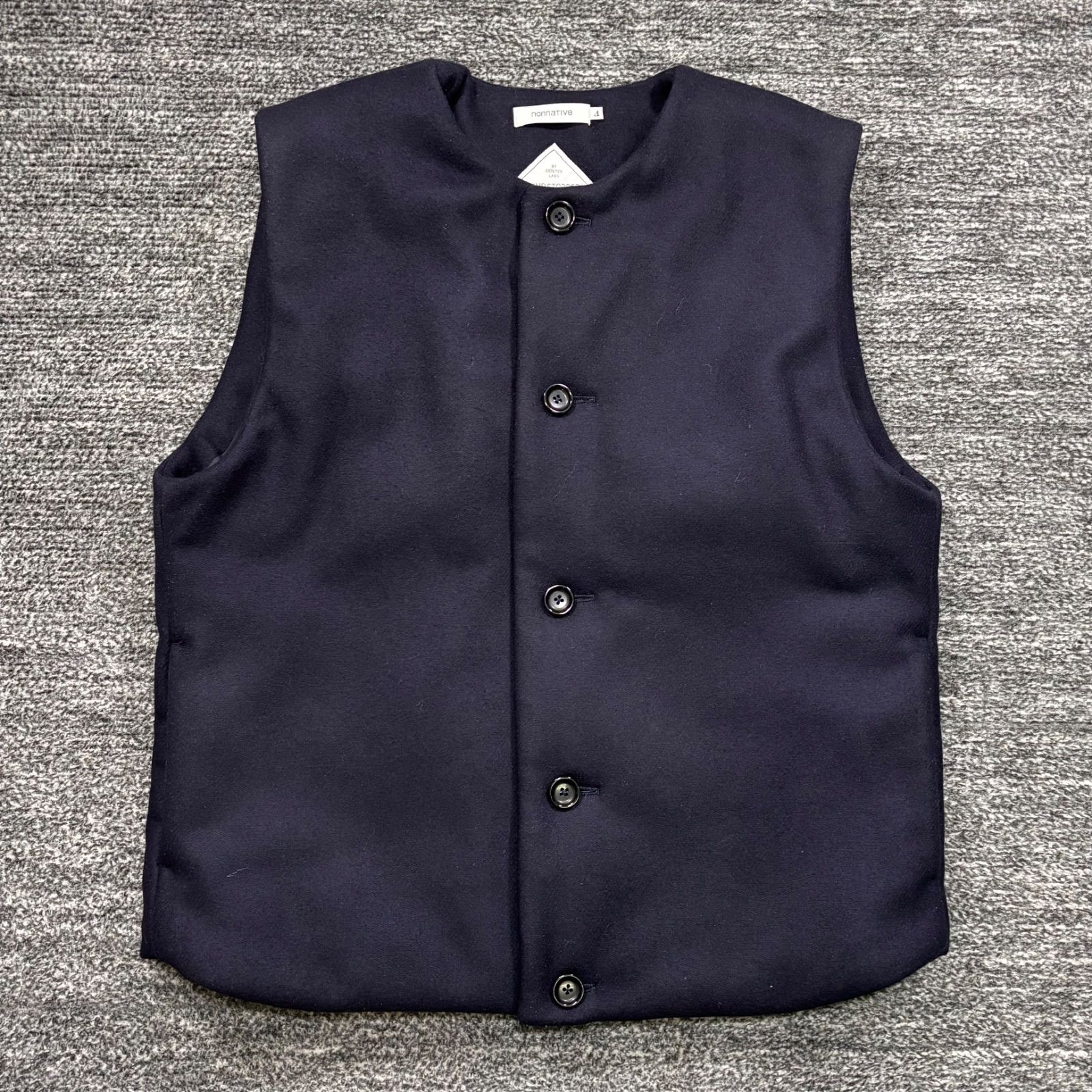 未使用同様品 nonnative MARINER VEST W/N DOUBLE MELTON WITH 
